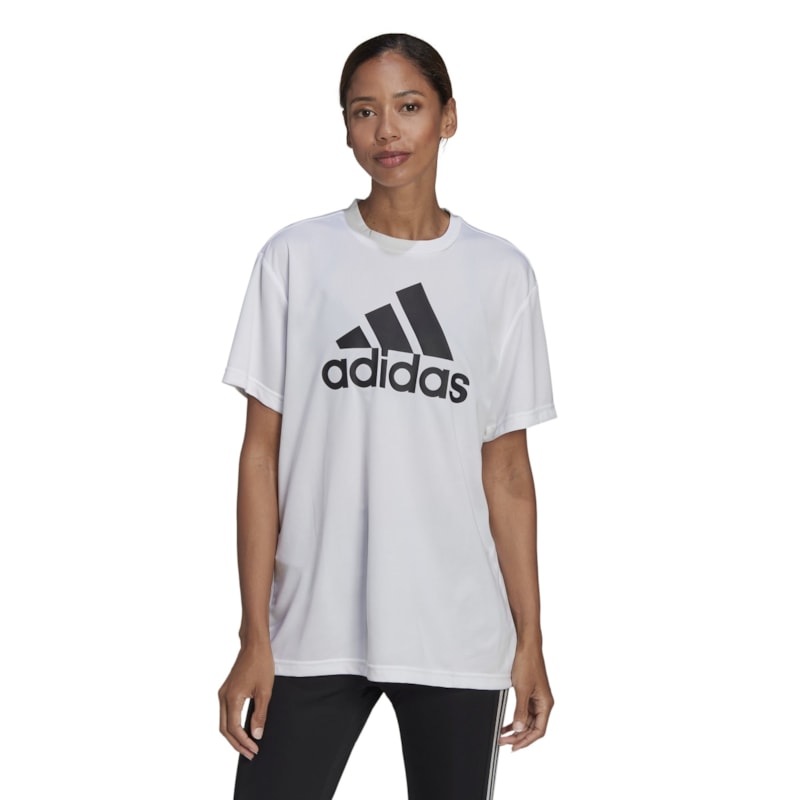 Camiseta Adidas Boyfriend Logo Feminina