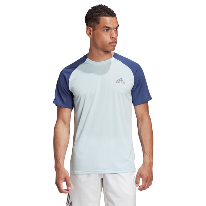 Camiseta Adidas Club Masculina - Azul Camiseta Adidas Club Masculina - Azul