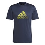 Camiseta Adidas Designed 2 Move Activated Tech Aeroready Masculina - Marinho