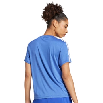 Camiseta Adidas Essentials 3 Listras Feminina 