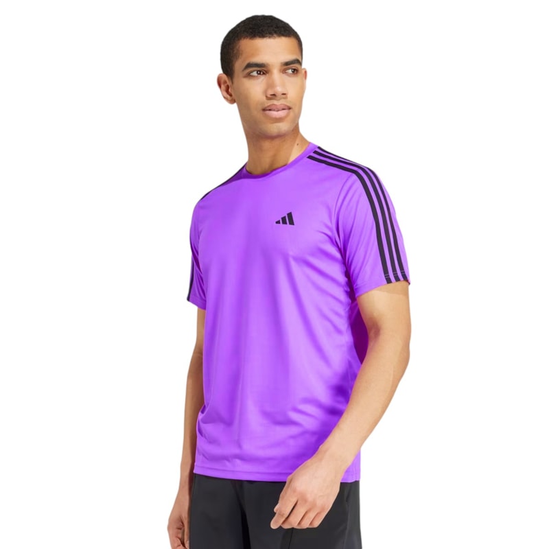 Camiseta Adidas Essentials 3 Listras Masculina