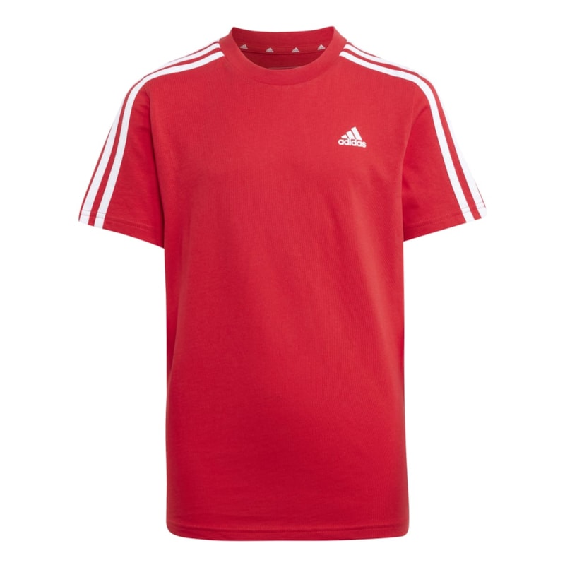 Camiseta Adidas Essentials 3 Stripes Infantil