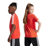 Camiseta Adidas Essentials 3 Stripes Infantil