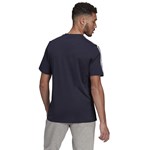 Camiseta Adidas Essentials 3 Stripes Masculina - Marinho
