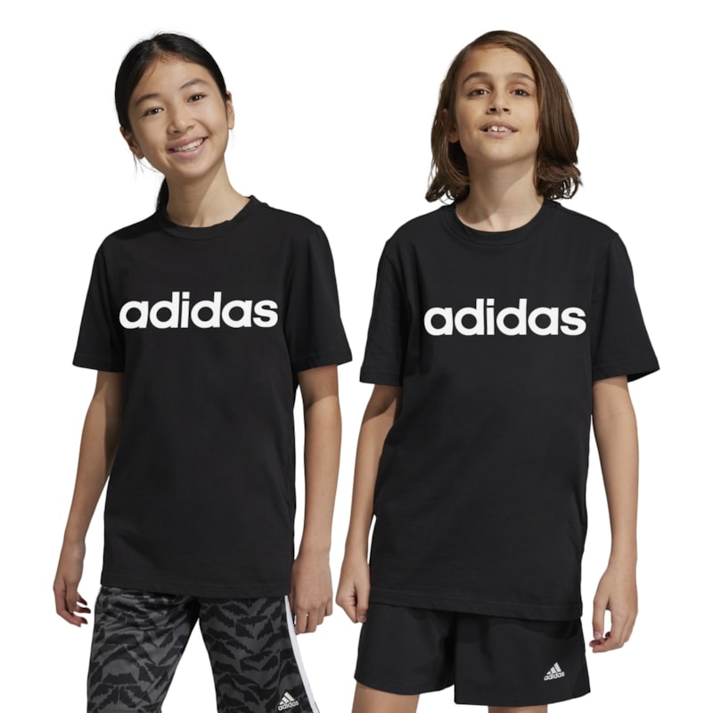 Camiseta Adidas Essentials Linear Logo Infantil