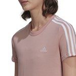 Camiseta Adidas Essentials Slim 3 Stripes Feminina