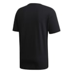 Camiseta Adidas Estampada Athletics Masculina - Preto e Dourado