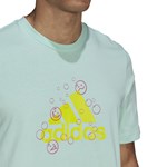 Camiseta Adidas Estampada Bubbles Logo Masculina - Verde