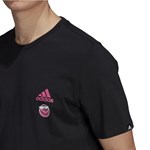 Camiseta Adidas Estampada Club Culture Masculina - Preto
