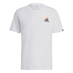 Camiseta Adidas Estampada Lit Logo Masculina - Branco
