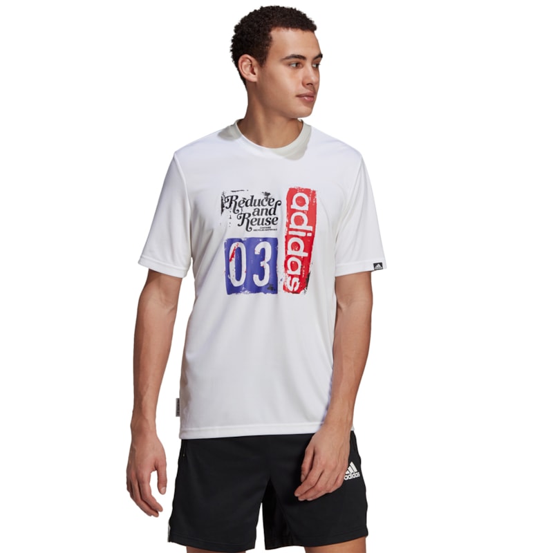 Camiseta Adidas For The Oceans Primeblue Masculina Camiseta Adidas For The Oceans Primeblue Masculina