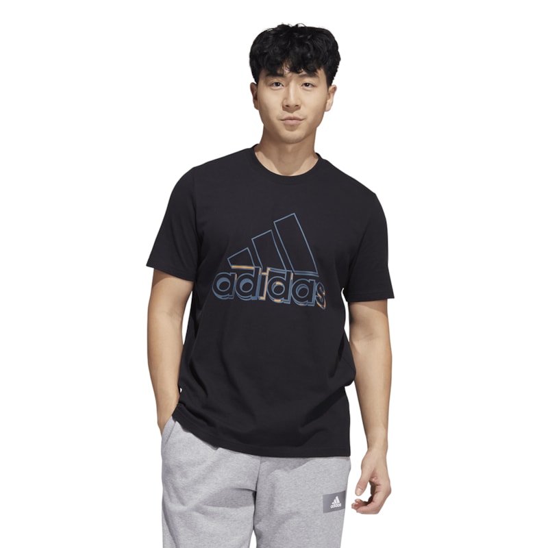 Camiseta Adidas Grafica Logo Masculina