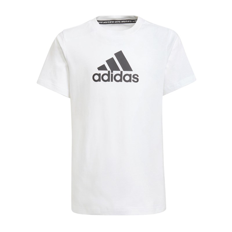 Camiseta Adidas Logo Infantil - Branco