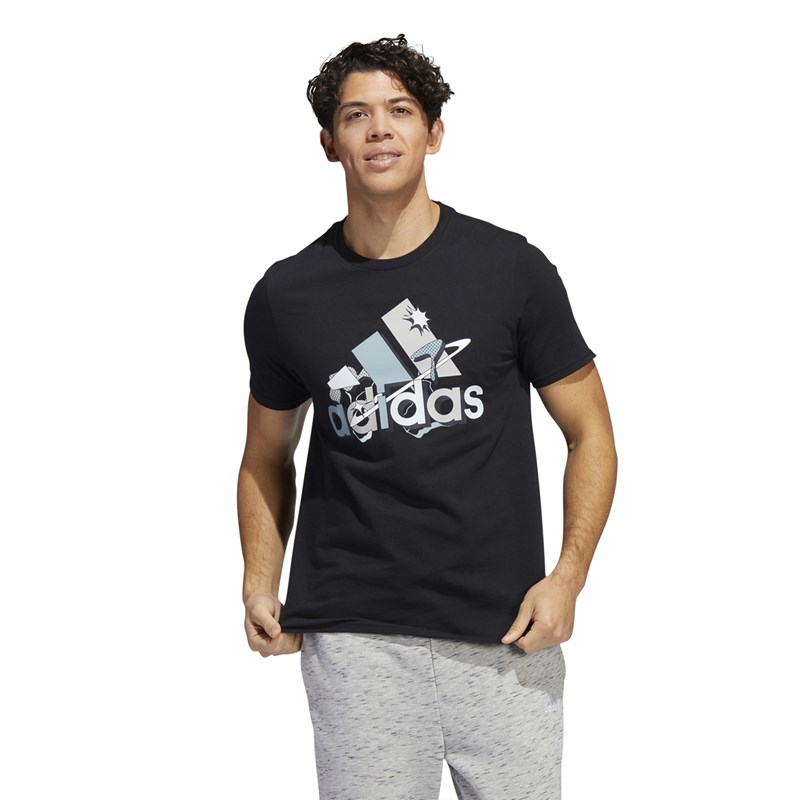 Camiseta Adidas Logo Multiplicity Masculina