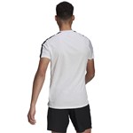 Camiseta Adidas Own The Run 3 Stripes Running Masculina - Branco
