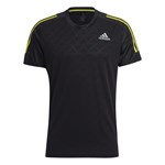 Camiseta Adidas Own The Run 3 Stripes Running Masculina - Preto