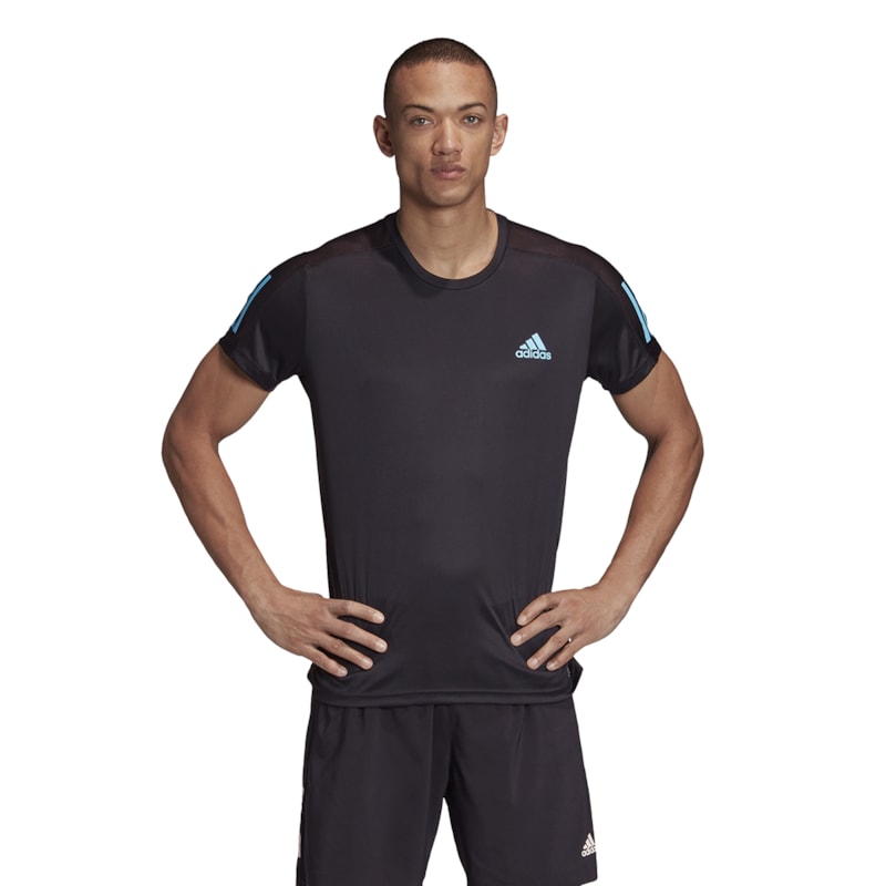 Camiseta Adidas Own The Run Masculina - Preto