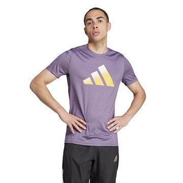 Camiseta Adidas Run Icons 3 Bar Logo Masculina