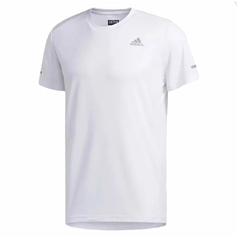 Camiseta Adidas Run It Masculina - Branco