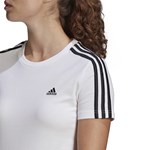 Camiseta Adidas Slim 3 Stripes Feminina