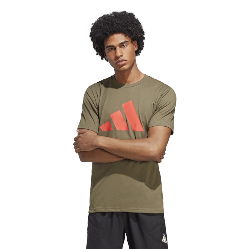 Camiseta Adidas Treino Essentials Logo Masculina