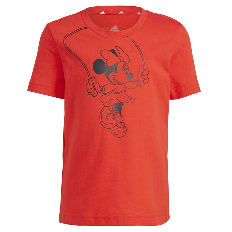 Camiseta Adidas X Disney Infantil - Vermelho