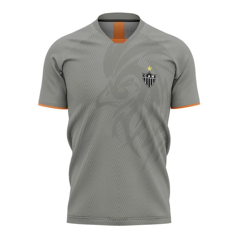 Camiseta Atlético Mineiro Braziline Insight Masculina - Cinza