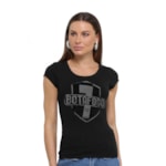 Camiseta Botafogo Baby Look Escudo Feminina