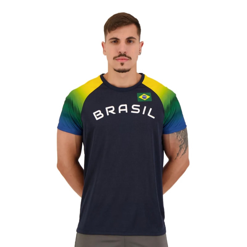 Camiseta Braziline Brasil Amazon Masculina