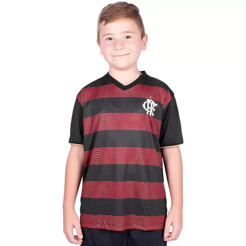 Camiseta Braziline Flamengo Brains Infantil
