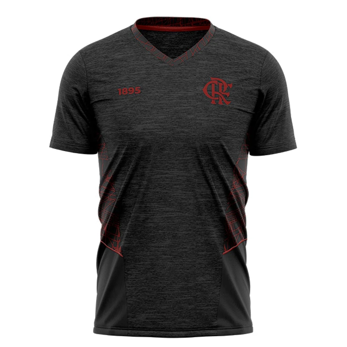 Camisa shops polo flamengo cinza