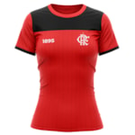 Camiseta Braziline Flamengo Grasp Feminina