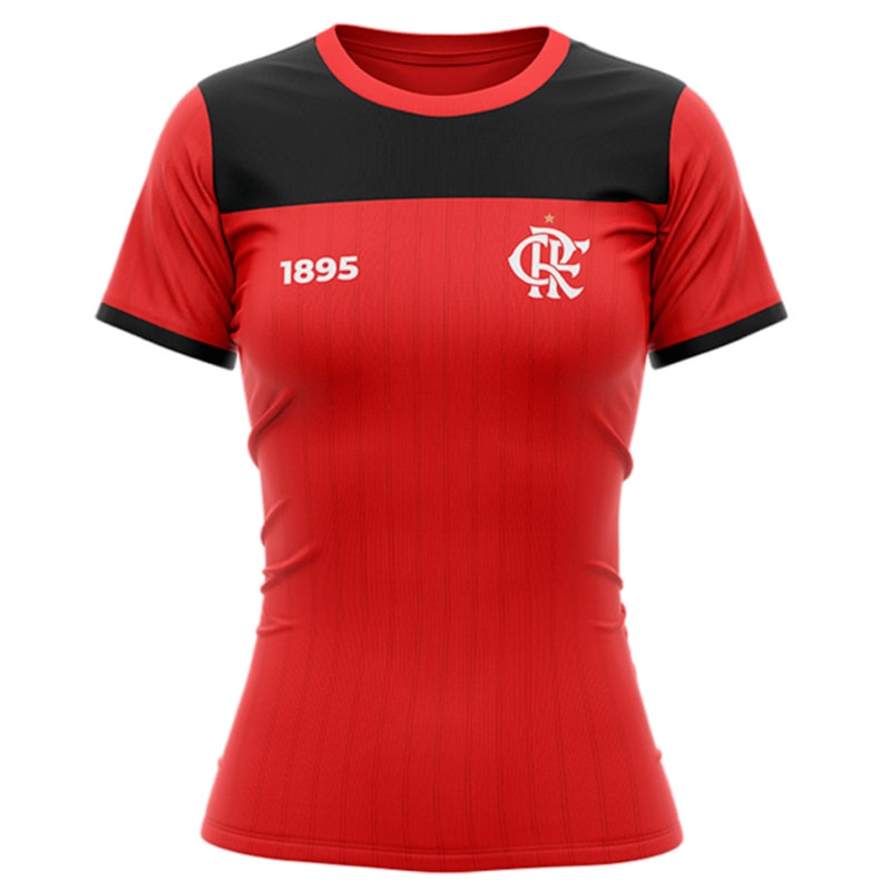 Camiseta Braziline Flamengo Grasp Feminina