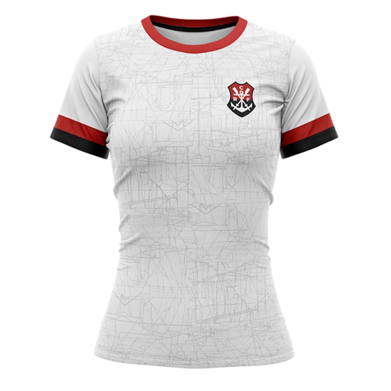 Camiseta Braziline Flamengo Scatter Feminina