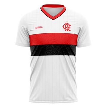 Camiseta Braziline Flamengo Wit Infantil
