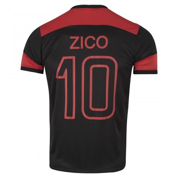 Camiseta Braziline Flamengo Zico Retrô Infantil