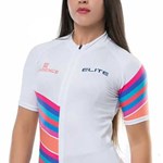 Camiseta Ciclismo Elite 135166 Feminina - Branco