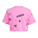 Camiseta Cropped Adidas Brand Love Infantil