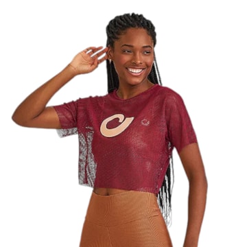 Camiseta Cropped Cajubrasil De Tela Feminina 