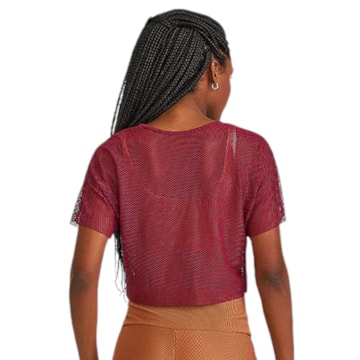 Camiseta Cropped Cajubrasil De Tela Feminina 