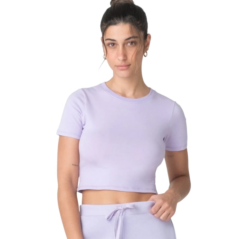 Camiseta Cropped Fila Basic X Feminina