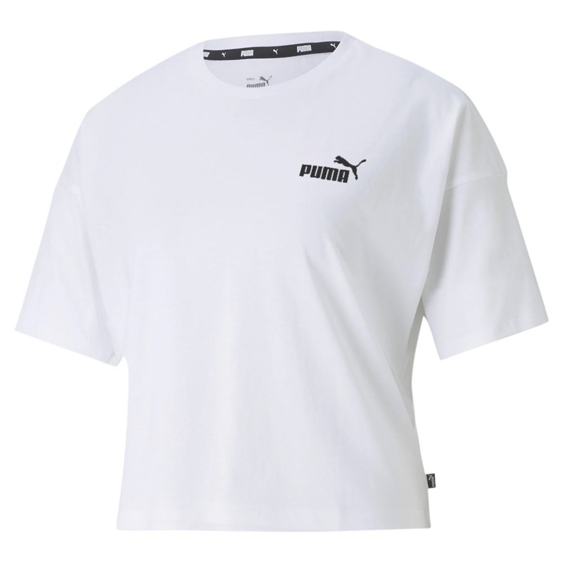 Camiseta Cropped Puma Small Logo Feminina