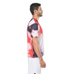 Camiseta Elite 135170 Gola Careca Masculina - Vermelho, Branco e Preto