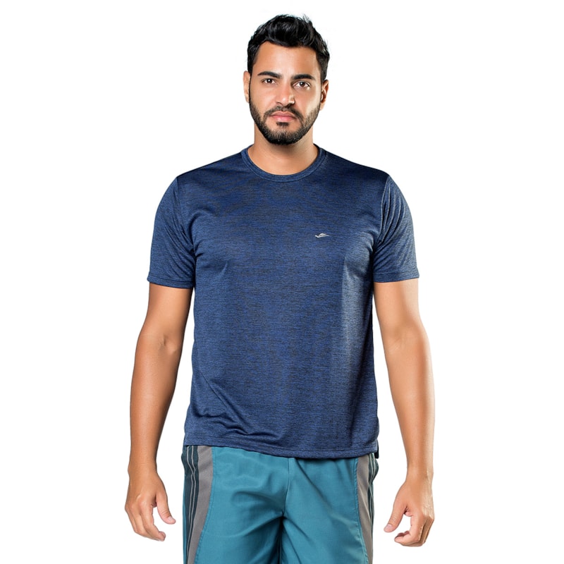 Camiseta Elite Dry Line Esporte Perugia Masculina - Marinho e Grafite Camiseta Elite Dry Line Esporte Perugia Masculina - Marinho e Grafite