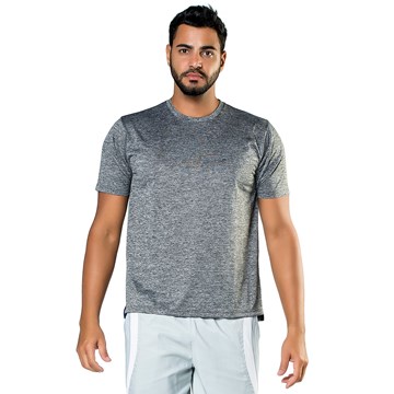Camiseta Elite Dry Line Esporte Perugia Plus Size Masculina - Grafite