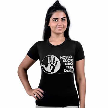 Camiseta Esporte Legal Não Ao Racismo Feminina