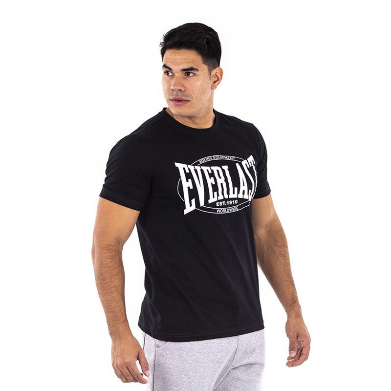 Camiseta Everlast Vintage Masculina - Preto - EsporteLegal