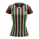 Camiseta Fluminense Braziline Keeper Feminina - Tricolor