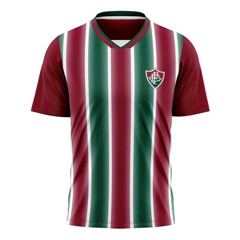 Camiseta Fluminense Braziline Keeper Masculina - Tricolor