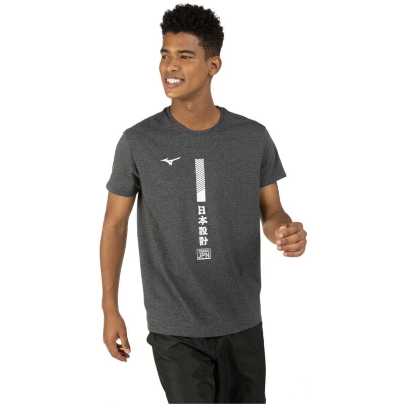 Camiseta Mizuno Printed Masculina Camiseta Mizuno Printed Masculina